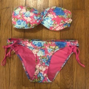 Abercrombie & Fitch floral bikini